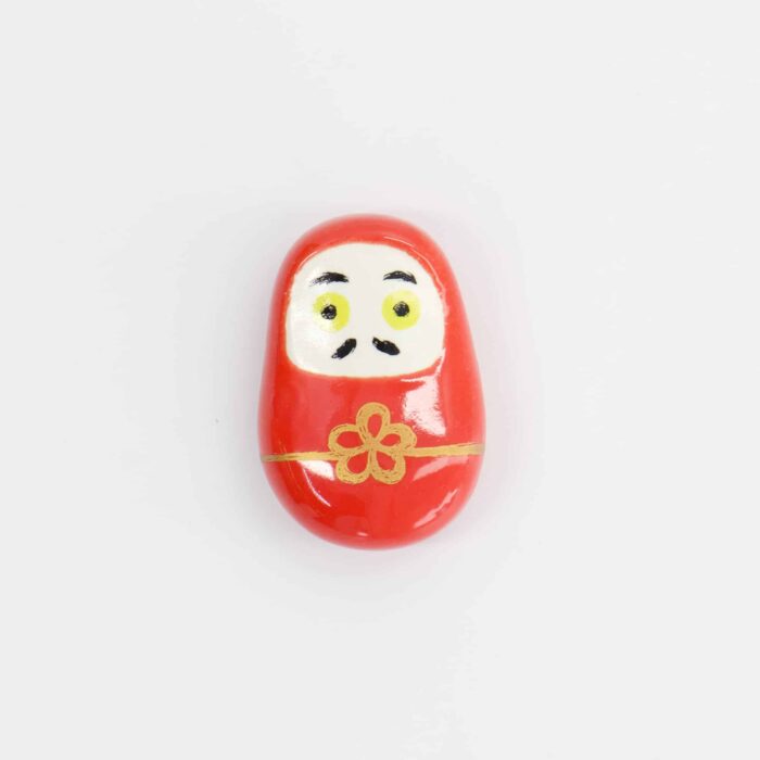 Tokyo Design Studio - Kawaii - Repose-baguettes - Fleur Daruma - 3.0x4.4x1.6cm – Image 2