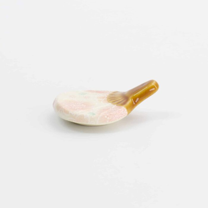 Tokyo Design Studio - Kawaii - Repose-baguettes - Éventail Rose - 4x4.9x1.6cm – Image 4