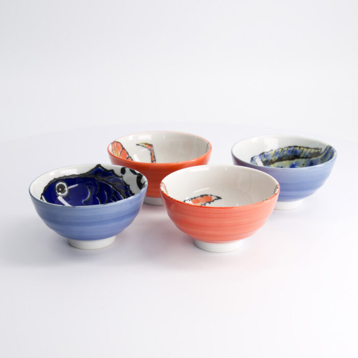 Tokyo Design Studio - Fruits de Mer - Coffret Bols 4 pièces - 11.2x6.2cm - 300ml – Image 3