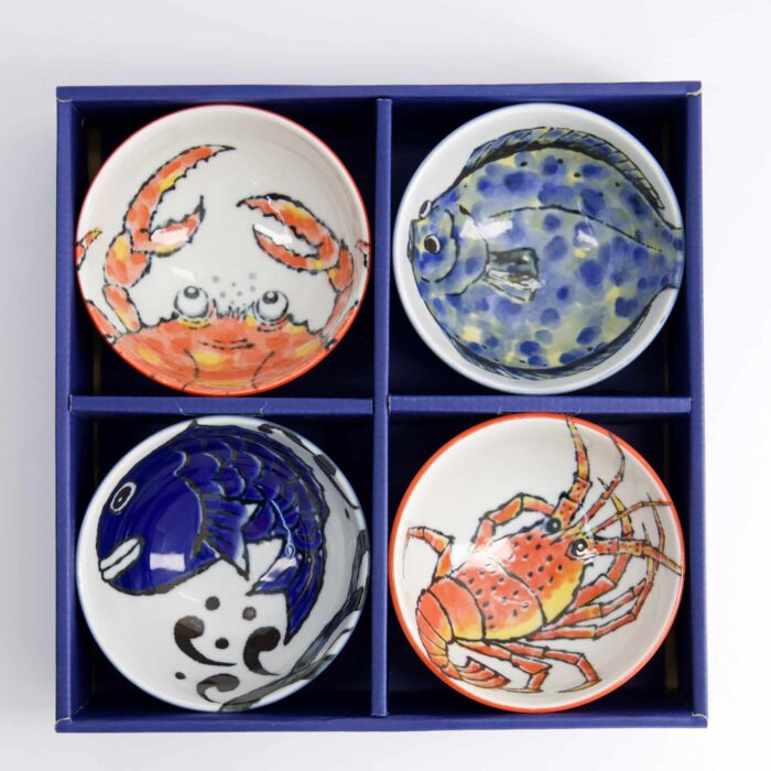 Tokyo Design Studio - Fruits de Mer - Coffret Bols 4 pièces - 11.2x6.2cm - 300ml – Image 4