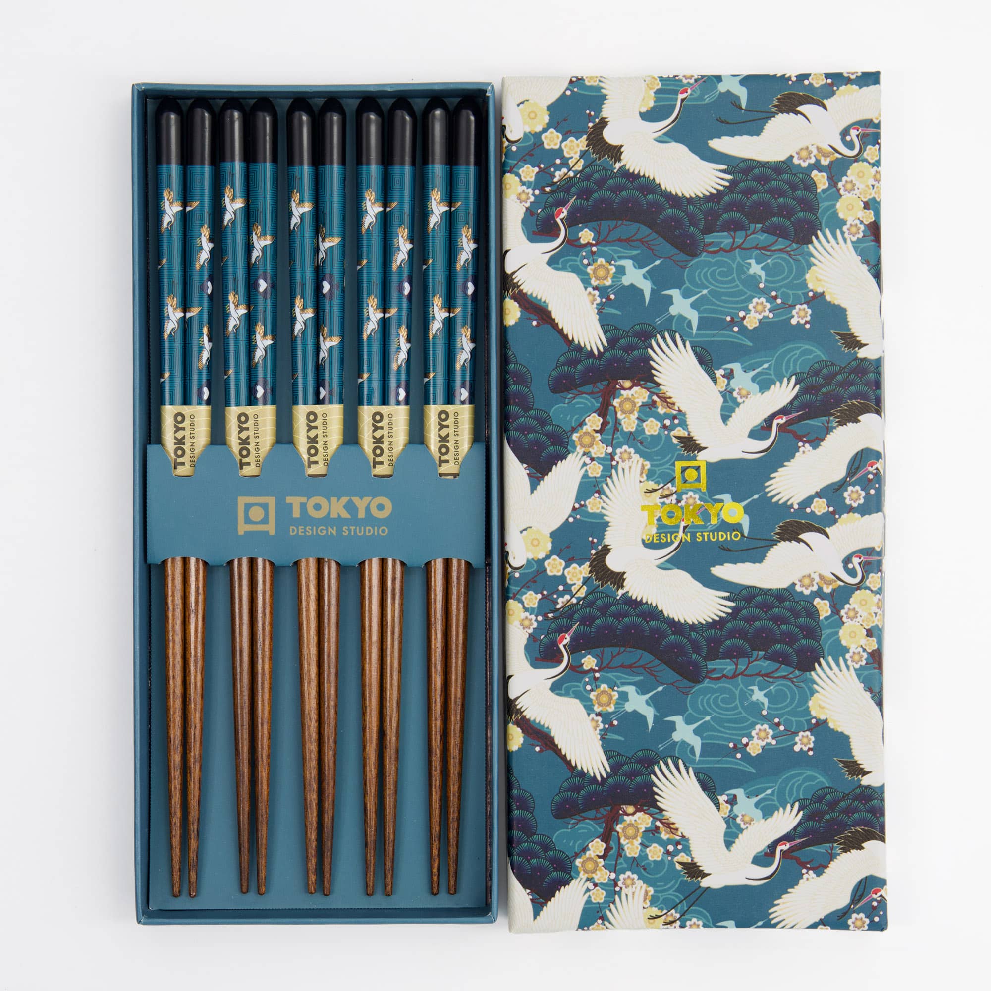 Tokyo Design Studio - Baguettes - Grue - Coffret 5 pièces – Image 6
