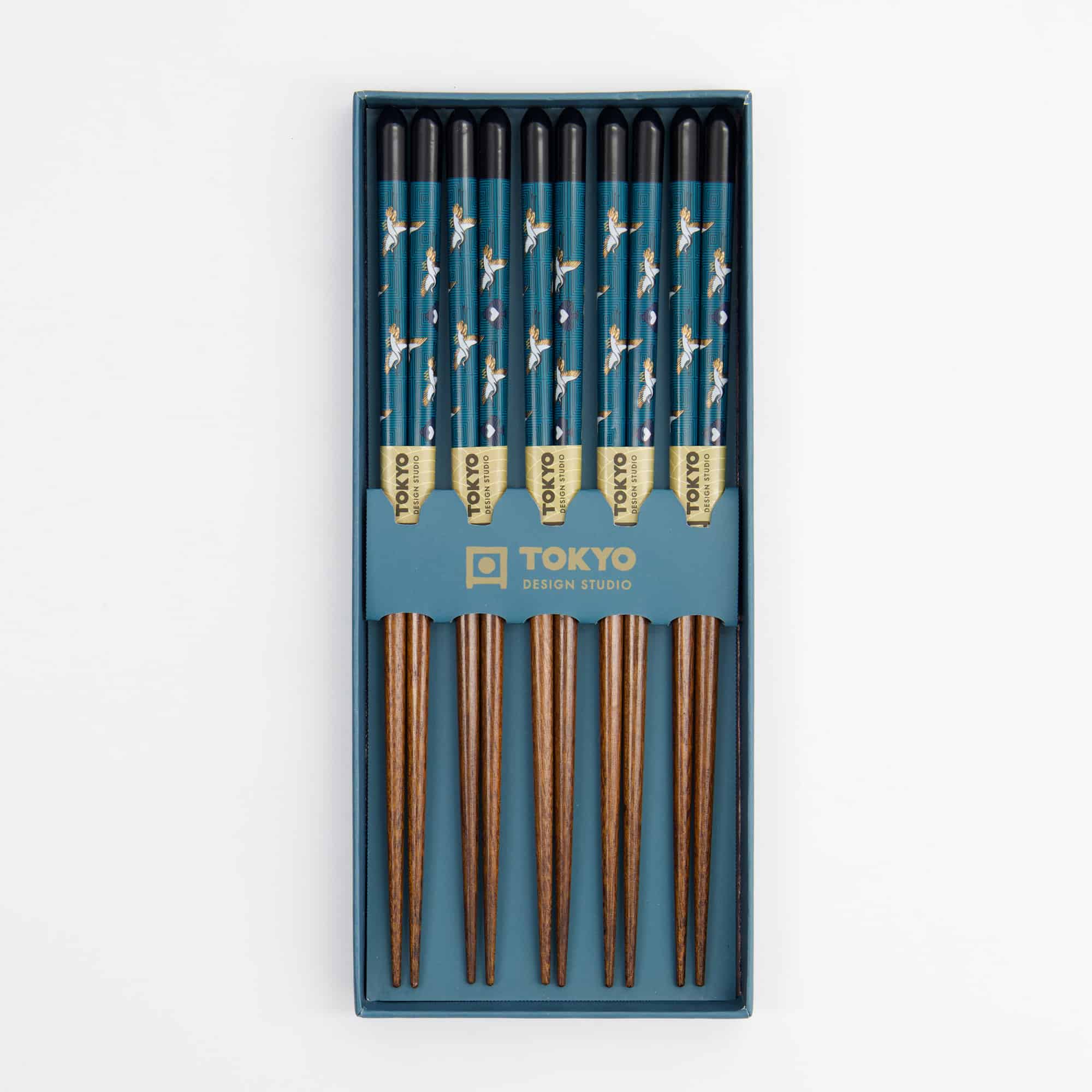 Tokyo Design Studio - Baguettes - Grue - Coffret 5 pièces – Image 2
