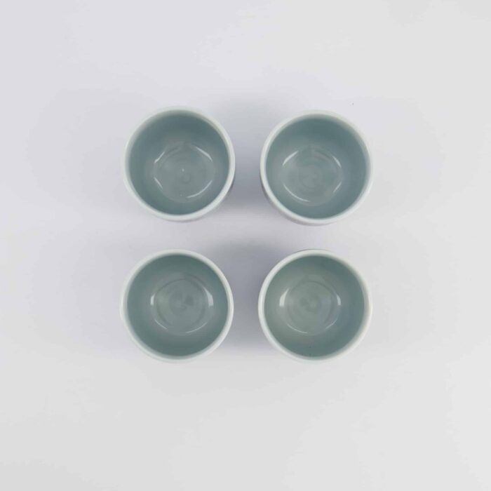 Tokyo Design Studio - Coffret Cadeau Tasses - 4 Pièces - Bleu/Blanc - 160ml - 6.5x7.5cm – Image 6