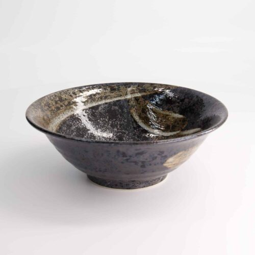 Tokyo Design Studio - Arahake - Kom - Zwart/Bruin - 21.7x7.8cm - 1100ml