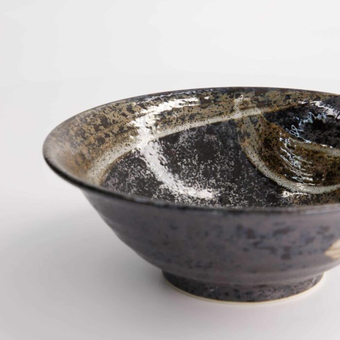 Tokyo Design Studio - Arahake - Bol - Noir/Marron - 21.7x7.8cm - 1100ml – Image 4