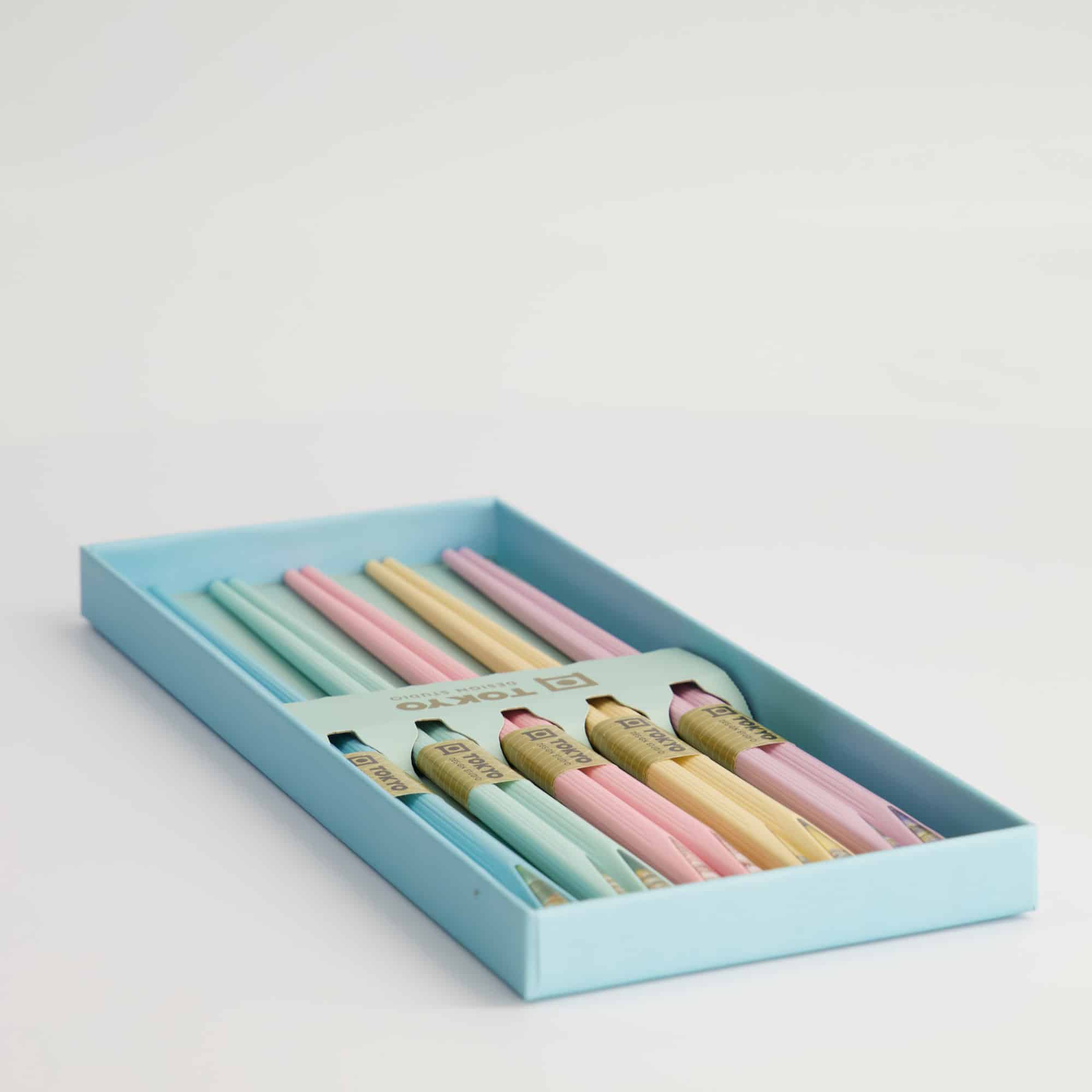 Tokyo Design Studio – Essstäbchen Geschenkset - Set aus fünf - Temple Spring – Image 5