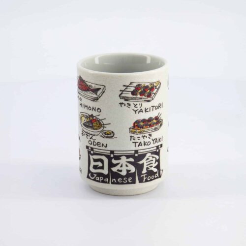Tokyo Design Studio - Beker - Emboss Japanese Food - 7,2x10,2 cm - 260 ml