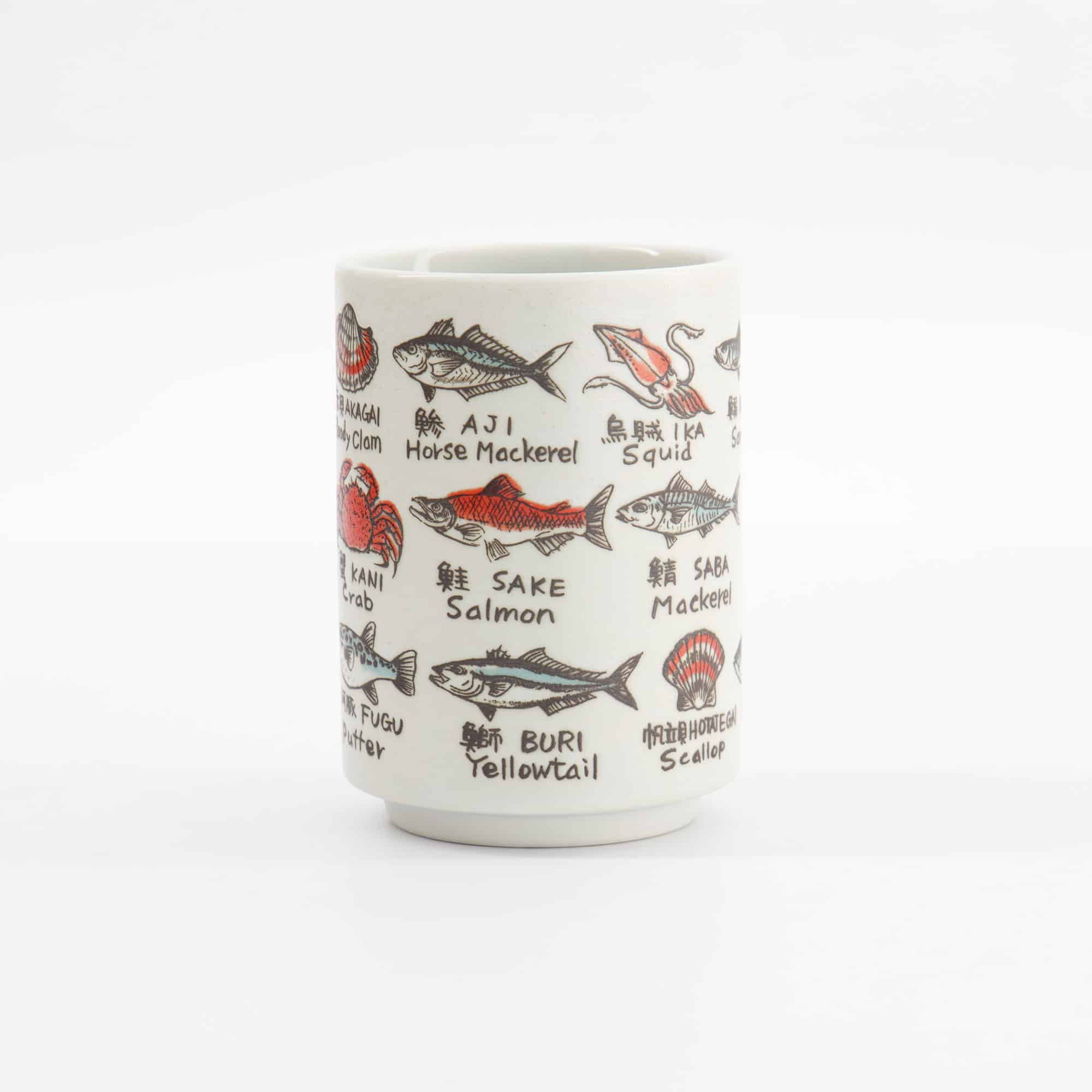 Tokyo Design Studio - Tasse - Poisson en relief - 7,2cm x 10,2cm - 260ml – Image 2