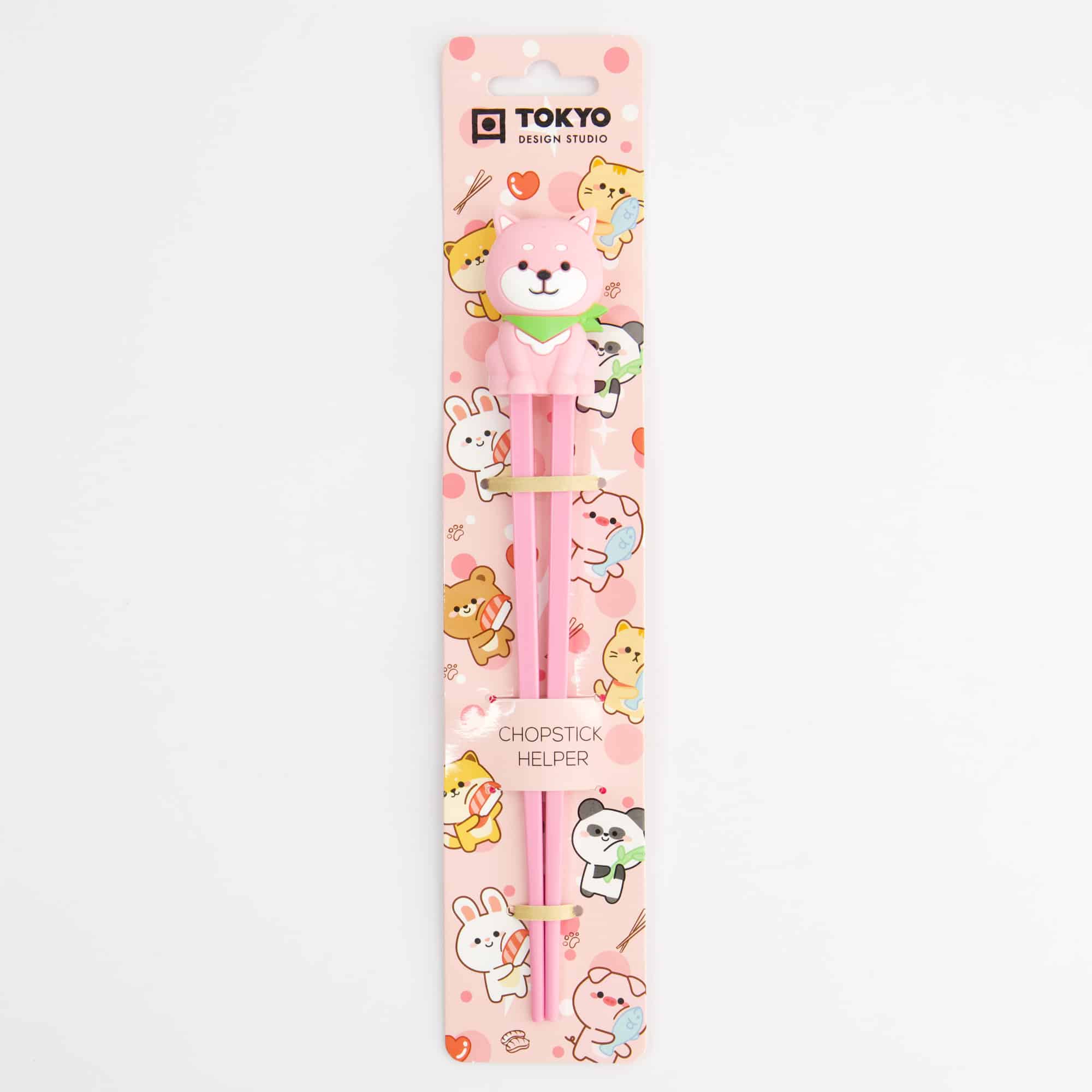Tokyo Design Studio - Kinder Chopsticks - Shiba - Roze - 22cm