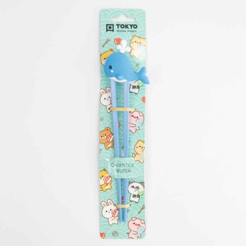 Tokyo Design Studio - Whale - Kinder Chopsticks - Blauw - 22cm