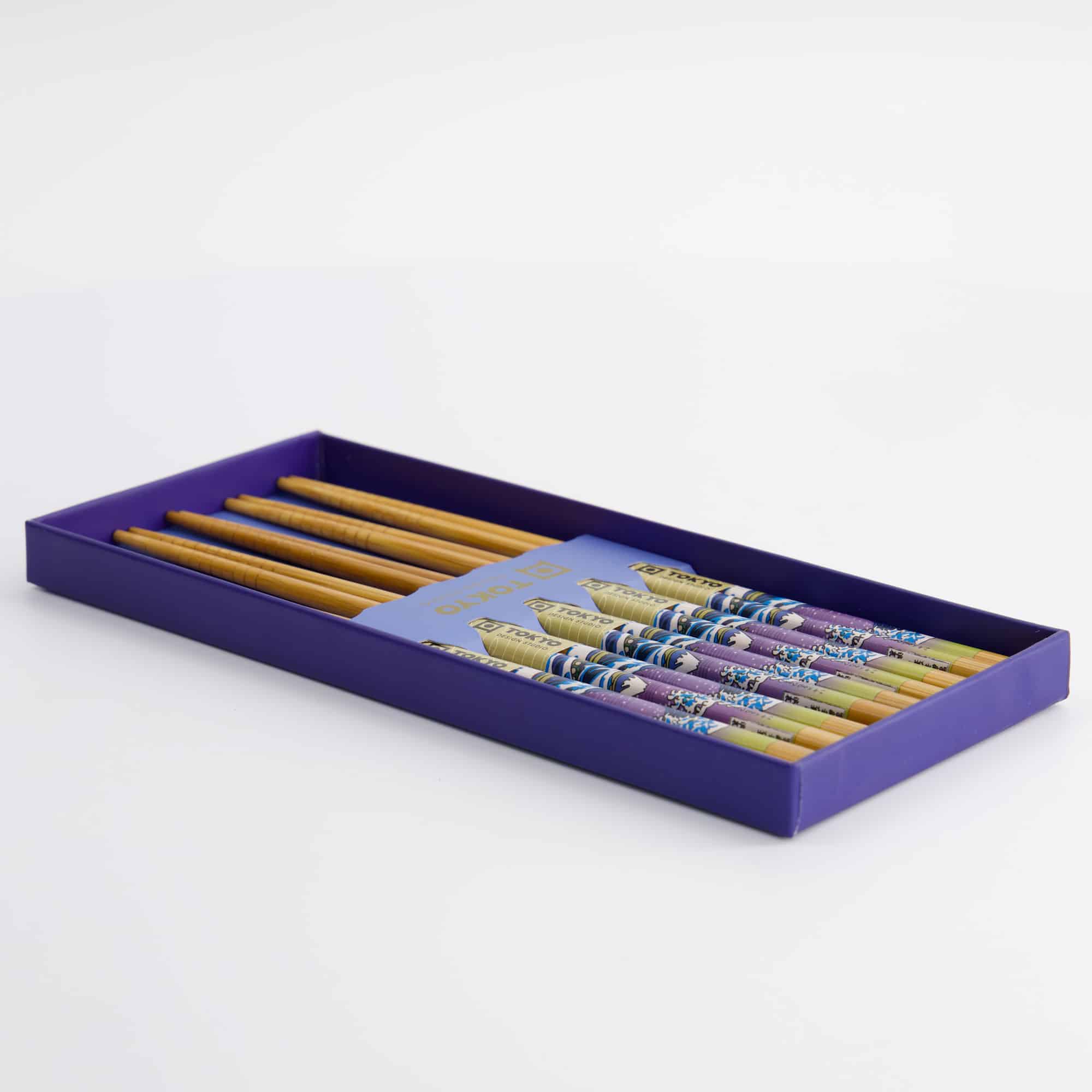 Tokyo Design Studio – Coffret de baguettes - Set de cinq - Wave – Image 5