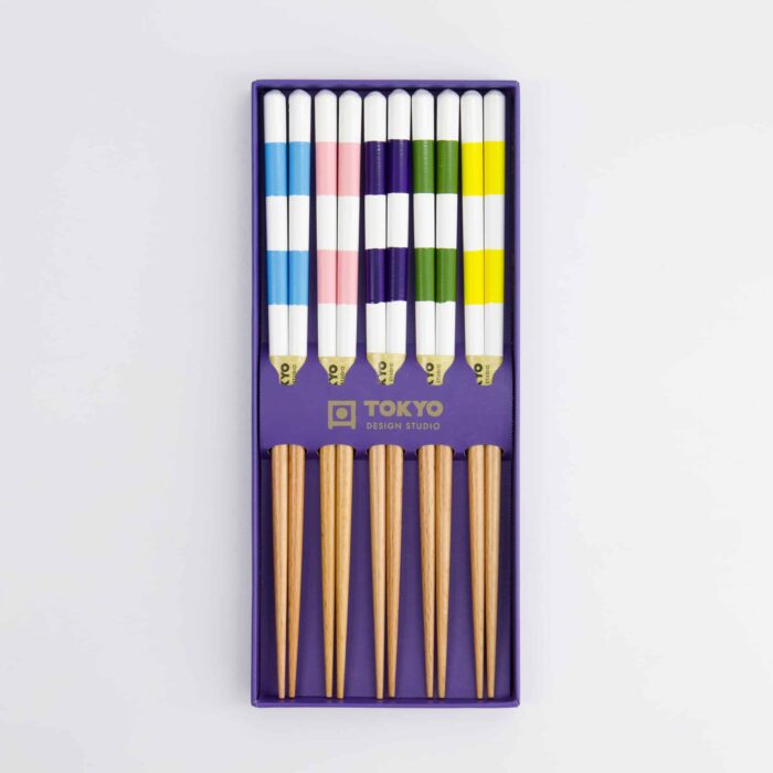 Tokyo Design Studio – Coffret Baguettes – Lot de cinq – Carré – Image 4