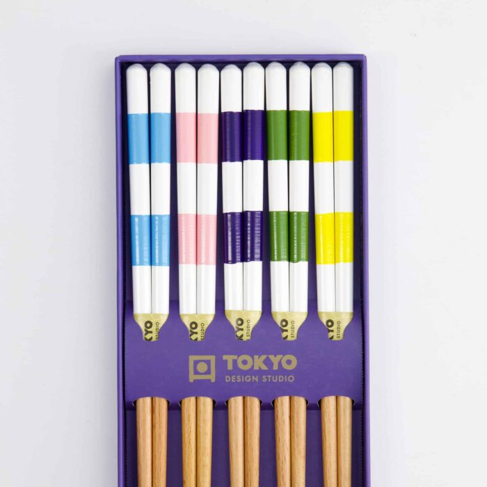 Tokyo Design Studio – Coffret Baguettes – Lot de cinq – Carré – Image 5