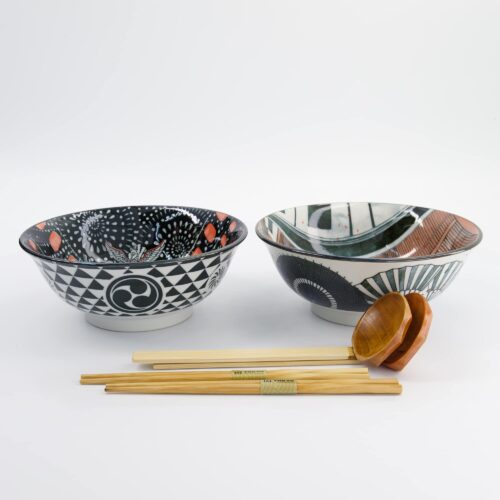 Tokyo Design Studio - Asakusa - Ramen Giftset - 6-delig - 20.5x8cm - 1250ml - Variant 3