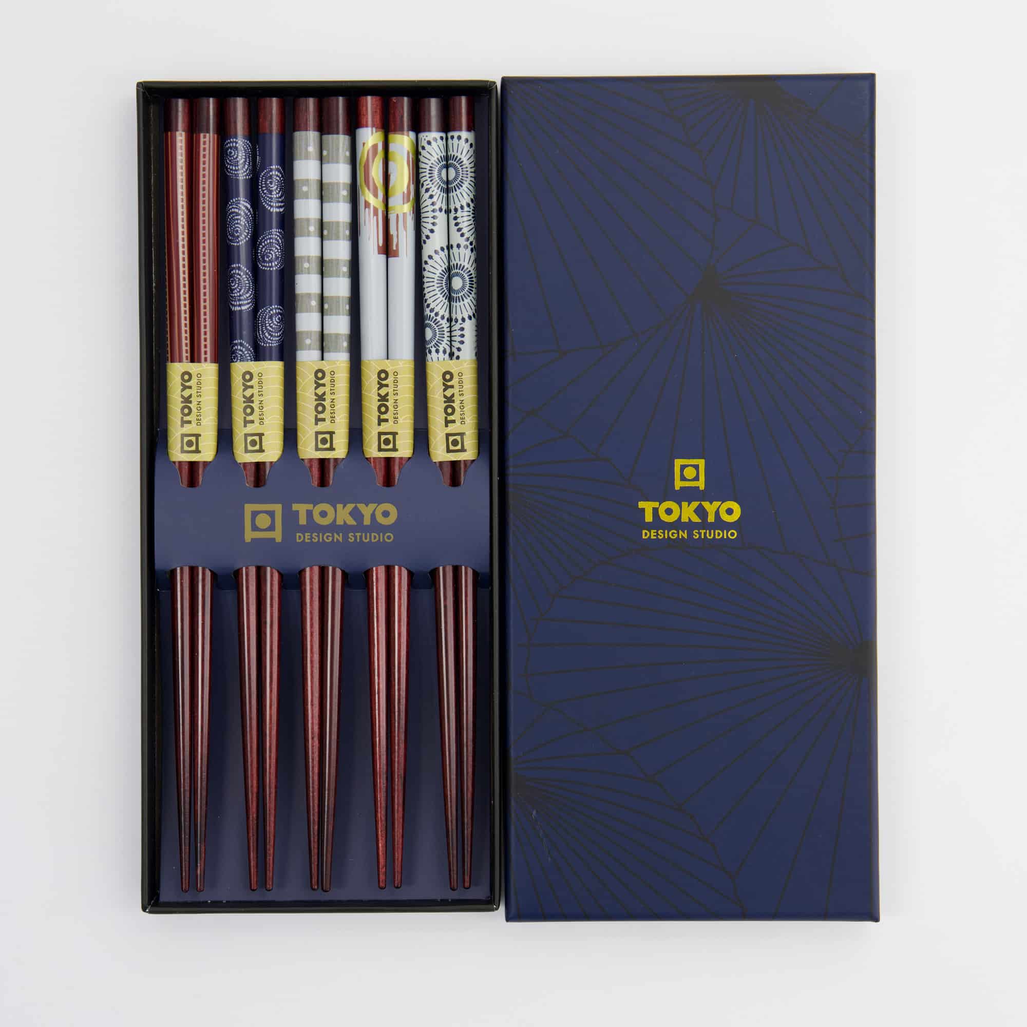 Tokyo Design Studio – Coffret de Baguettes – Lot de cinq – Umbrella – Image 2