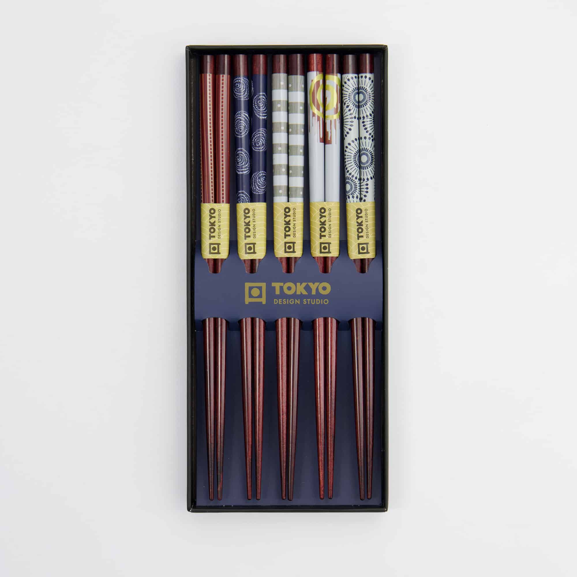 Tokyo Design Studio – Coffret de Baguettes – Lot de cinq – Umbrella – Image 3