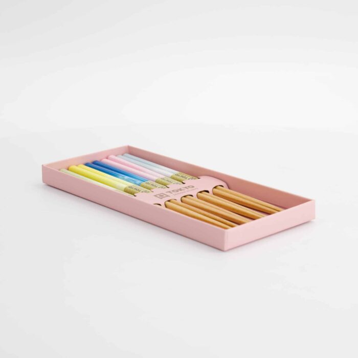 Tokyo Design Studio - Coffret Baguettes - Couleurs Assorties - Cinq Pièces – Image 2