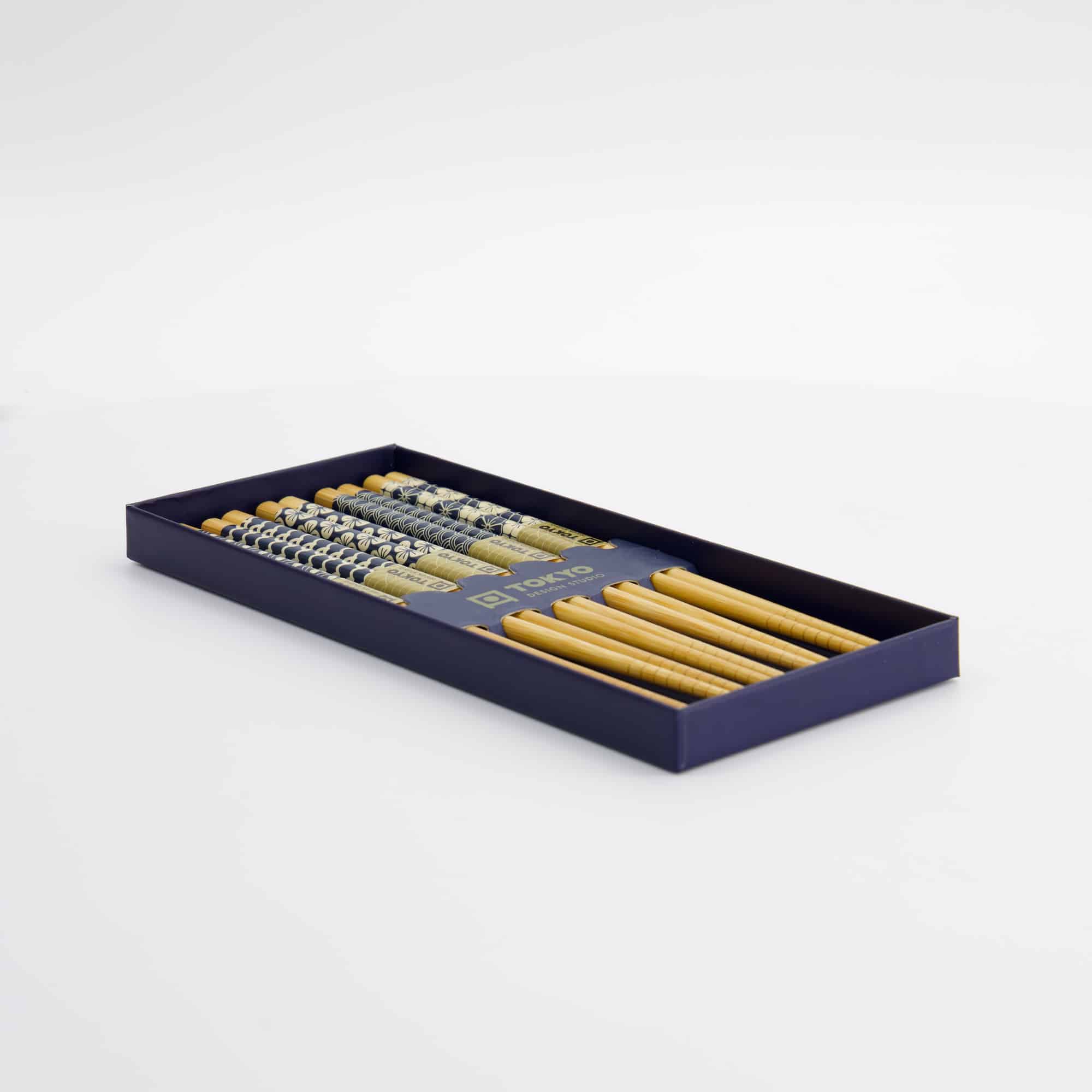 Tokyo Design Studio - Coffret Baguettes - Blue Wave - cinq pièces – Image 5