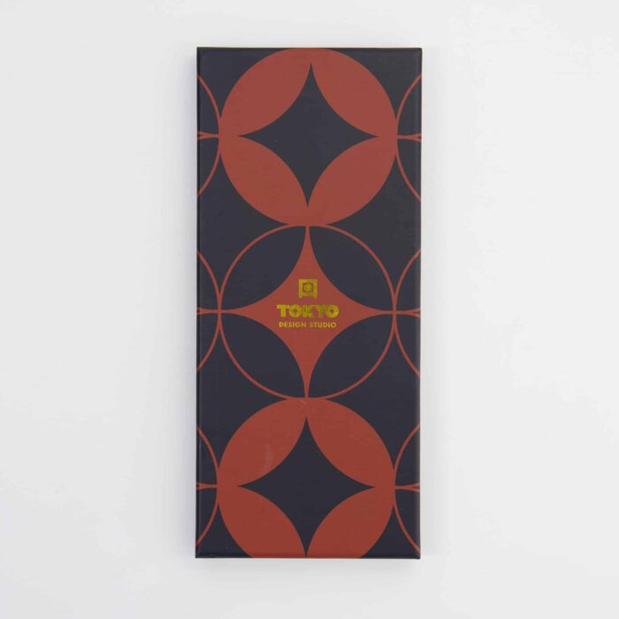 Tokyo Design Studio – Coffret Baguettes Japonaises – Lot de cinq – Rouge Noir – Image 4