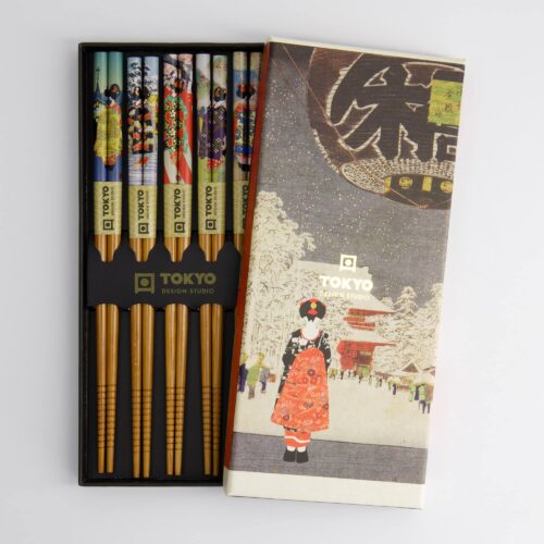 Tokyo Design Studio – Chopstick Giftset – Set van vijf – Maiko