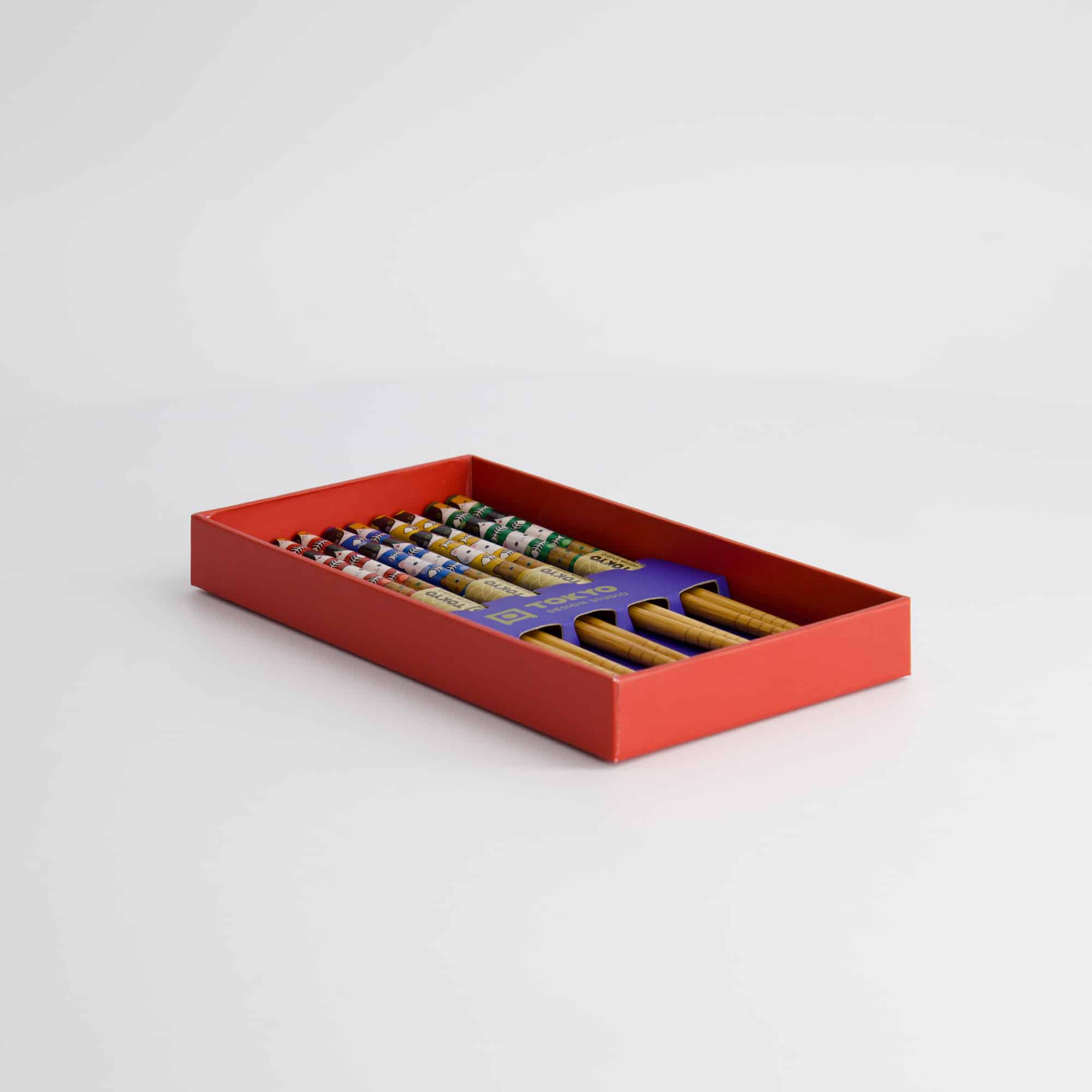 Tokyo Design Studio - Coffret Cadeau Baguettes pour Enfants/5 - Chats – Image 5