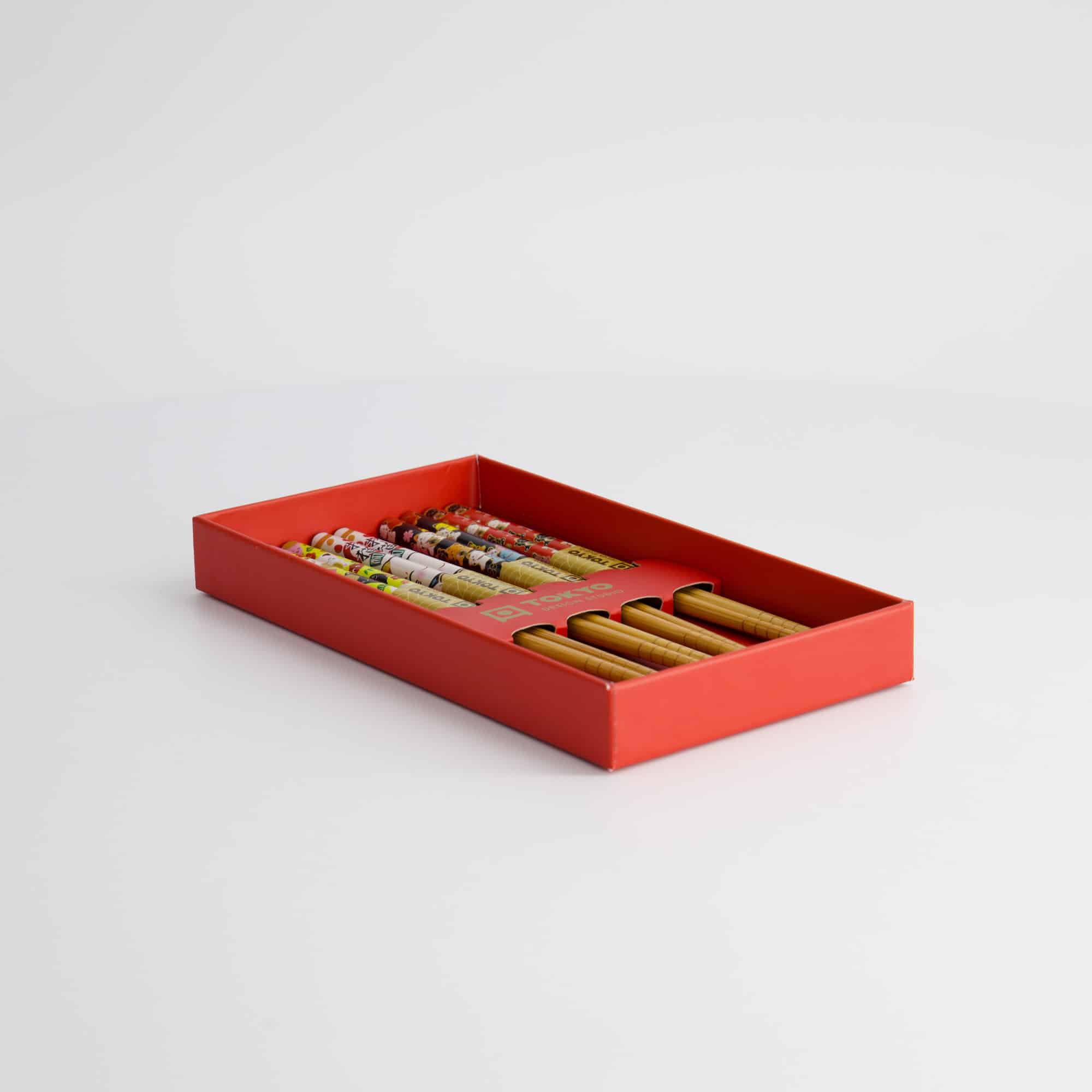 Tokyo Design Studio - Coffret Cadeau Baguettes Enfant/5 - Chats Porte-Bonheur Japon – Image 5
