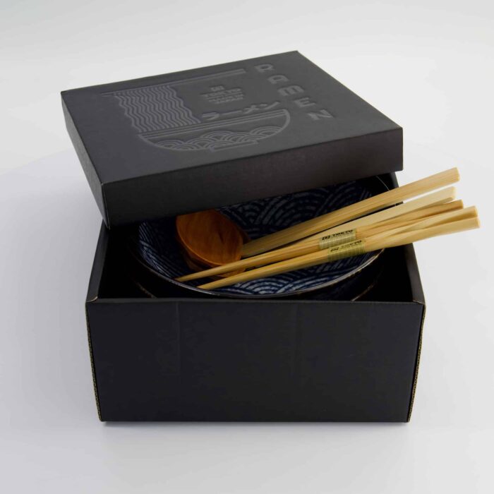 Tokyo Design Studio - Aisai Seigaiha - Set de Bols à Ramen - 6 pièces - Bleu - 21,5x9cm - 1300ml – Image 4