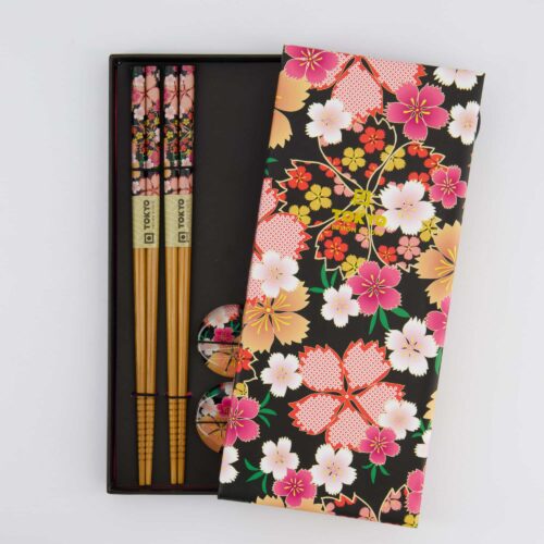 Tokyo Design Studio - Chopstick Giftset - Flowers - vierdelig