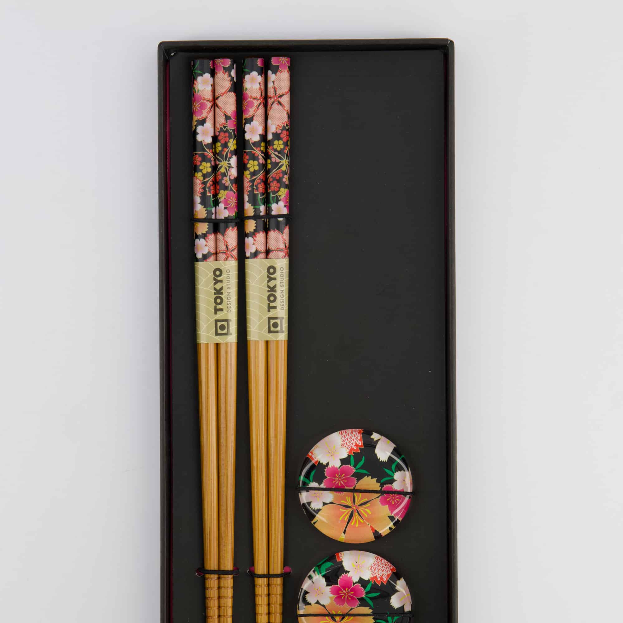 Tokyo Design Studio - Coffret de Baguettes - Fleurs - quatre pièces – Image 2