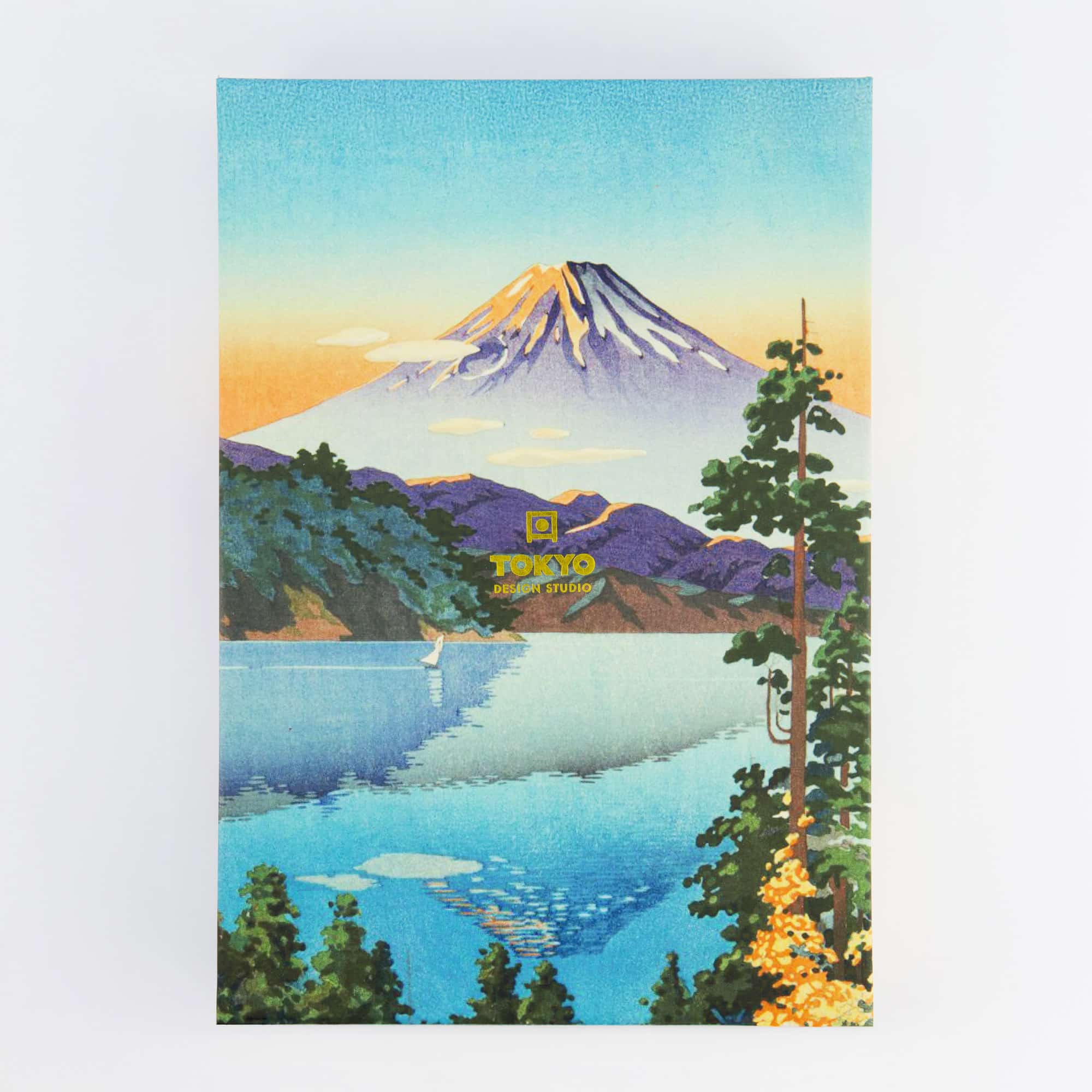 Tokyo Design Studio - Fuji Mountain - Coffret baguettes avec repose-baguettes - Bleu - 5 pièces – Image 6