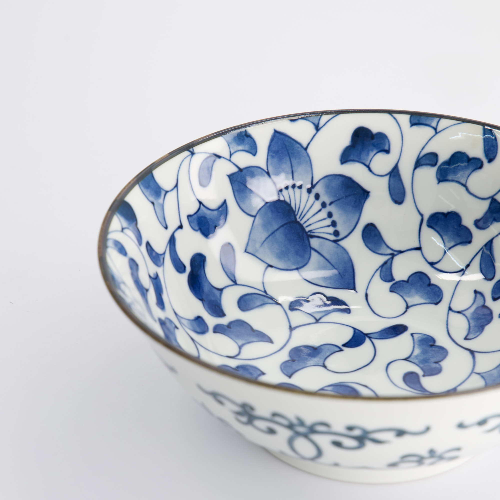 Tokyo Design Studio – Set de Bols à Ramen – Bleu – 2 pièces – Avec Boîte Cadeau – 19x7,5cm – 1100ml – Image 2