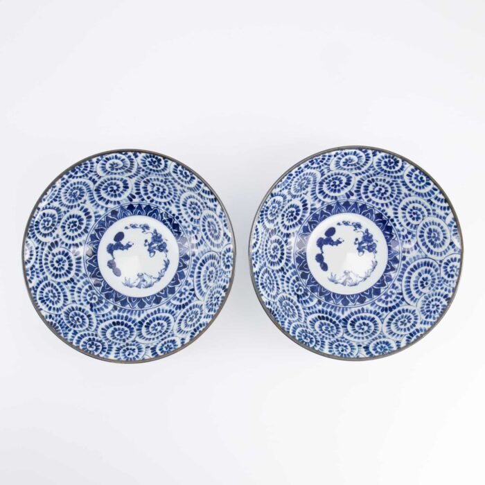 Tokyo Design Studio – Set de Bols à Ramen – Bleu – Bols à Nouilles – Avec Boîte Cadeau – 19x7,5cm – 1100ml – Image 3