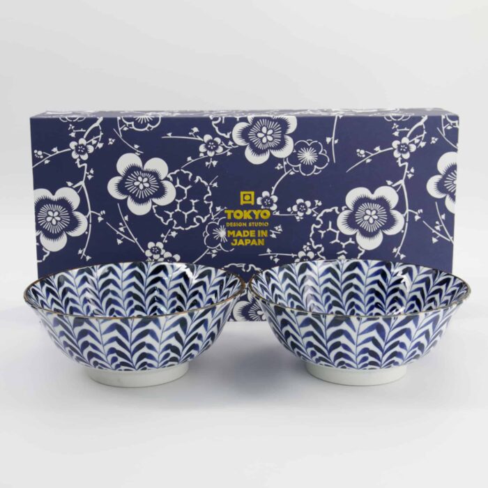 Tokyo Design Studio – Set de Bols à Ramen – Shidare – Bols à Nouilles – Avec Boîte Cadeau – 19x7,5cm – 1100ml – Image 3