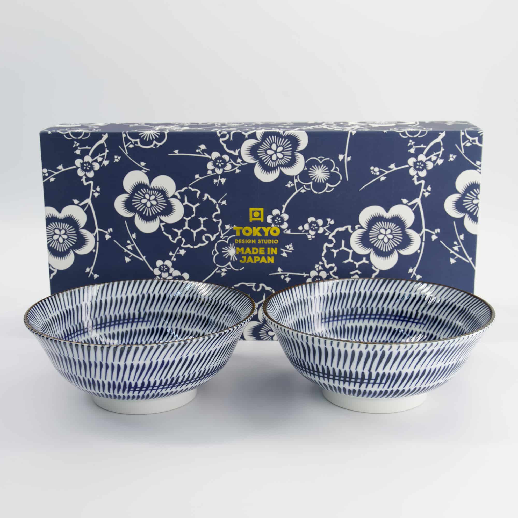 Tokyo Design Studio – Set de Bols à Ramen – Kanna – Bols à Nouilles – Avec Boîte Cadeau – 19x7,5cm – 1100ml – Image 4