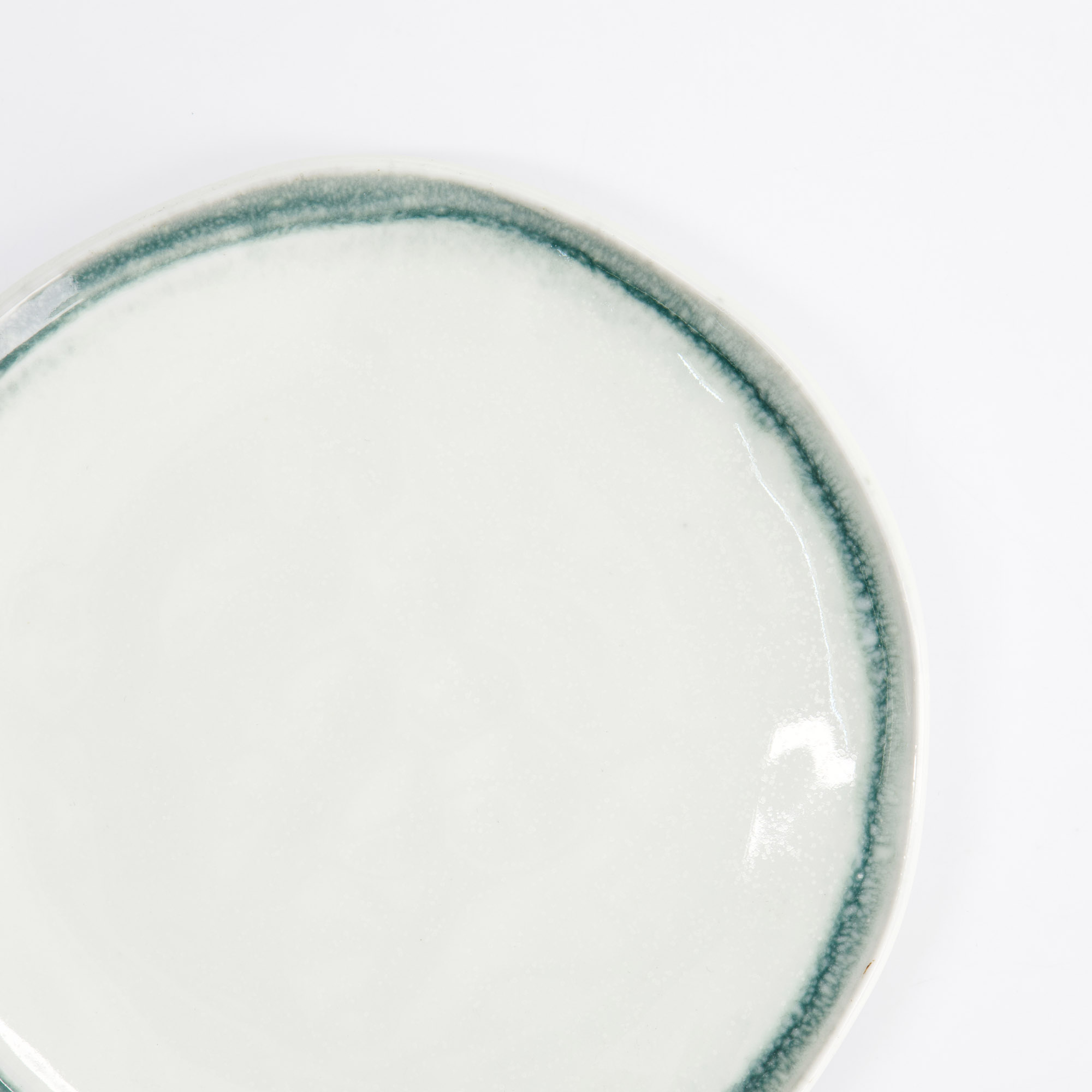 Tokyo Design Studio – Garden Collection – Assiette Ronde – 17.5x1.5cm – Bord Vert – Image 2