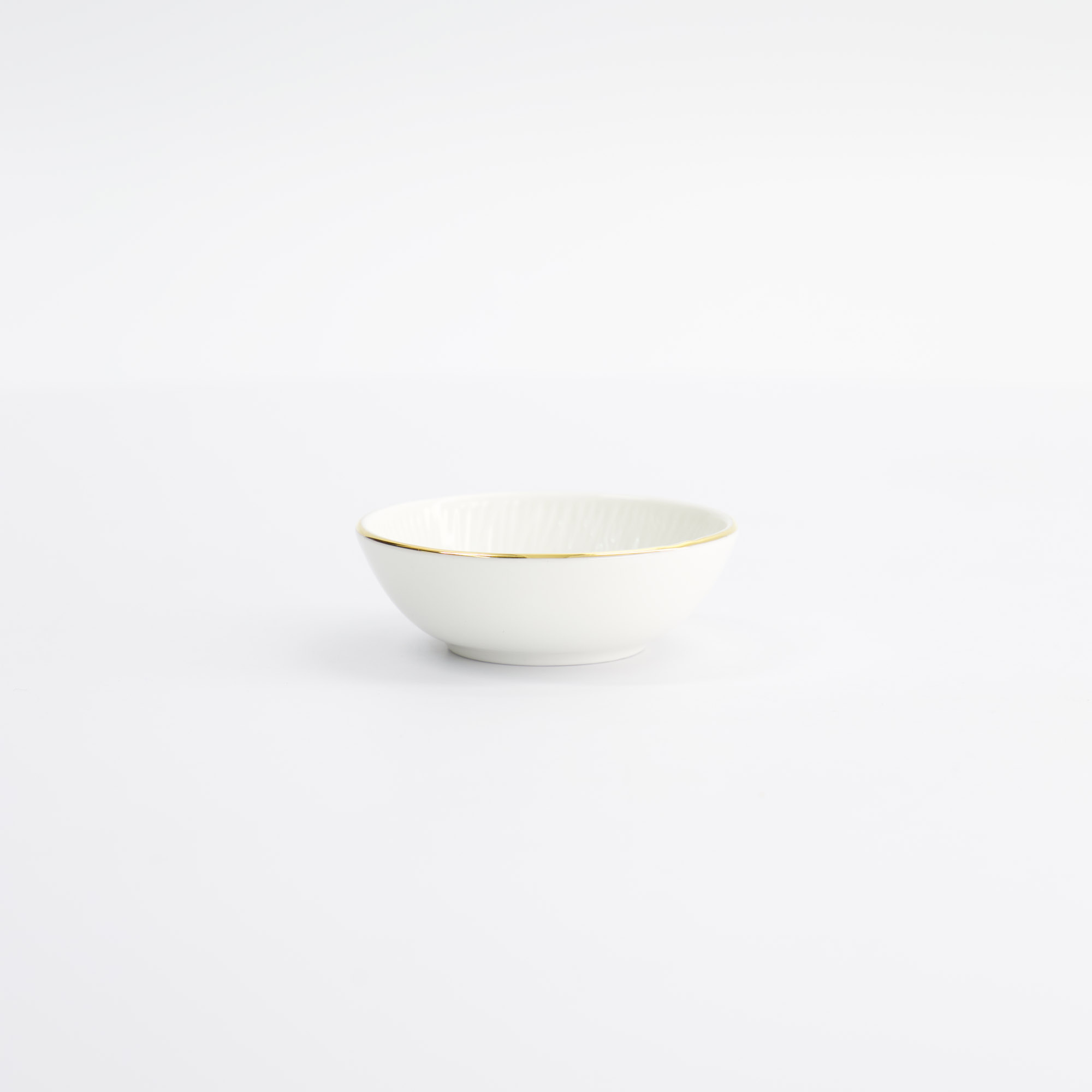 Assiette à Sauce Nippon White Gold Lignes – 7 cm – Image 2