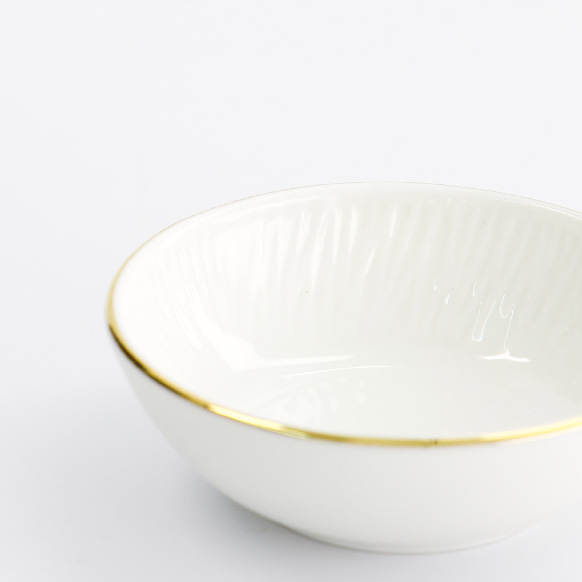 Assiette à Sauce Nippon White Gold Lignes – 7 cm – Image 3