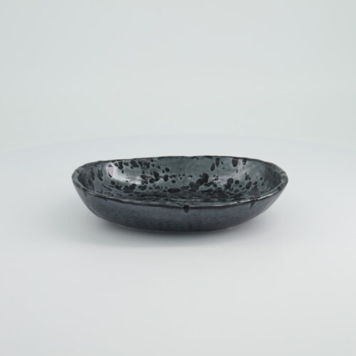 Tokyo Design Studio – Craft Ginsai Ovale Kom – 22.2x17.5cm – Zwart