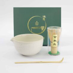Tokyo Design Studio - Matcha Geschenkset Wit - 13x7.2cm - 3 Stuks