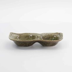 Tokyo Design Studio - Mino Craft Sausschaaltjes - 2 Stuks - 19.5x9.5x3.5cm - Yamasan Groen
