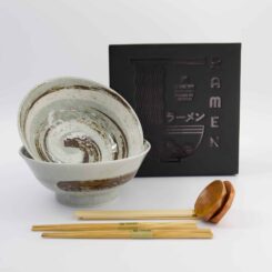 Tokyo Design Studio - Masamura Naruto - Ramen Geschenkset - 21.5x9cm - 1300ml - Bruin - 6 Stuks
