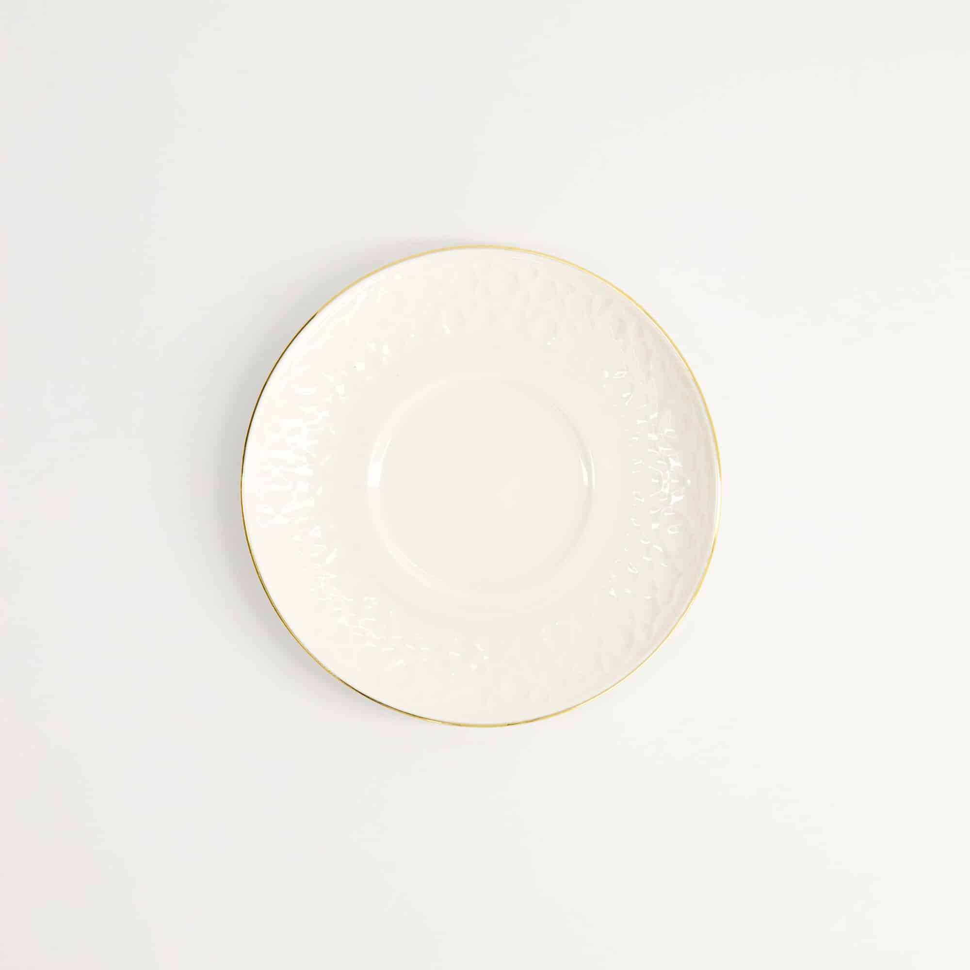 Tokyo Design Studio - Soucoupe Nippon White Gold Rim pour Straight Cup Stripe - 12 cm – Image 4
