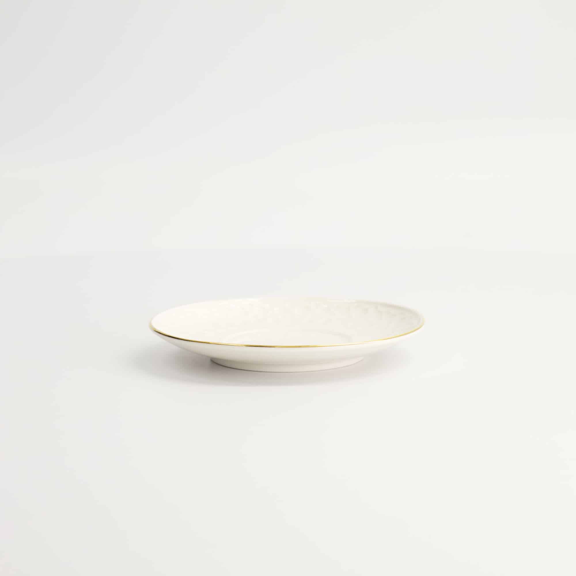 Tokyo Design Studio - Soucoupe Nippon White Gold Rim pour Straight Cup Stripe - 12 cm – Image 3
