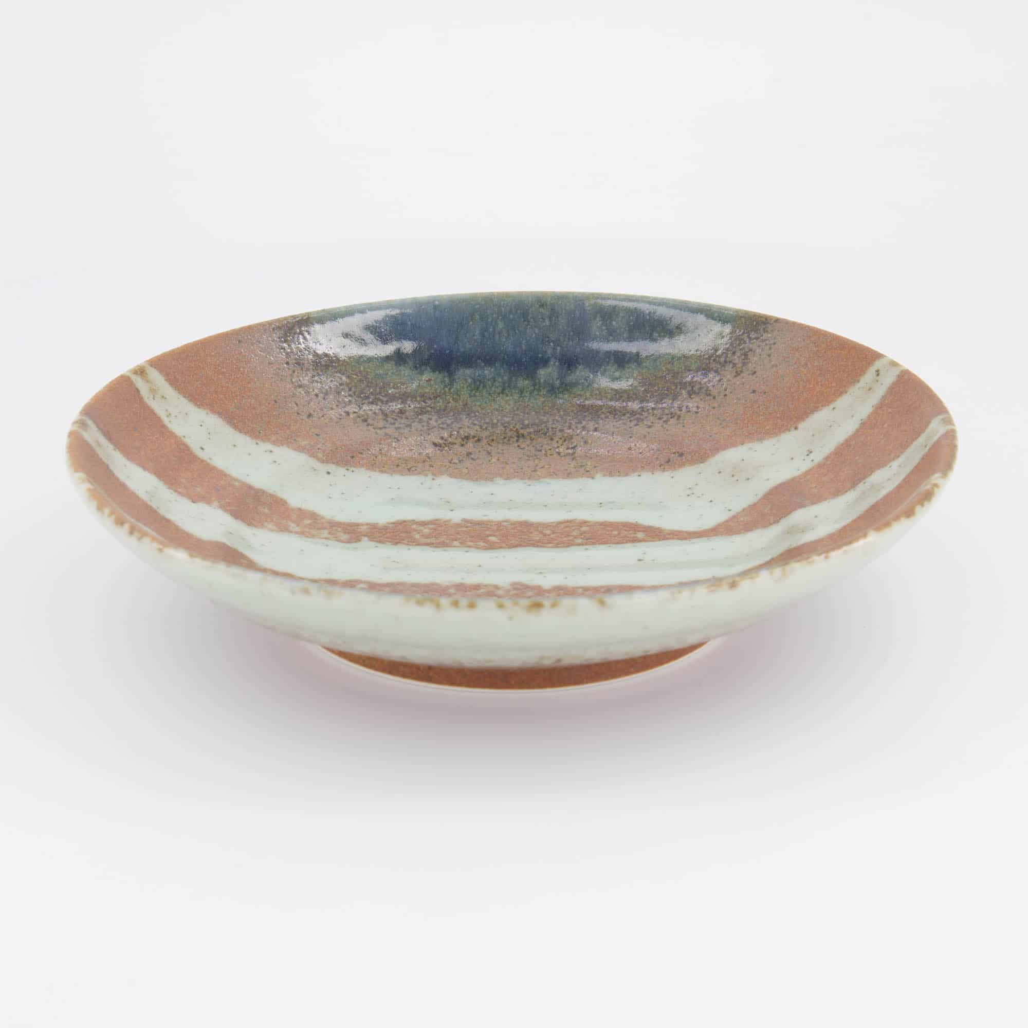 Tokyo Design Studio - Aka-cha - Suisho - Assiette - Creuse – 23 x 5 cm – Marron