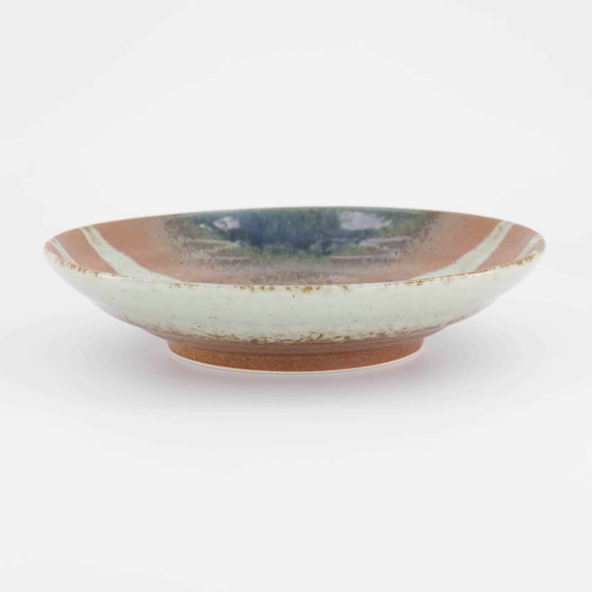 Tokyo Design Studio - Aka-cha - Suisho - Assiette - Creuse – 23 x 5 cm – Marron – Image 3