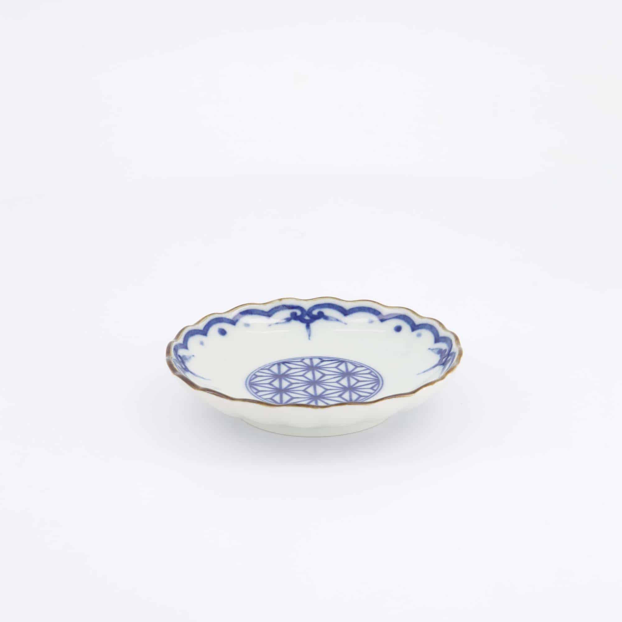 Tokyo Design Studio - Yamahida - Blue - Assiette - Kissho - Komon – 12.2 x 2.7 cm