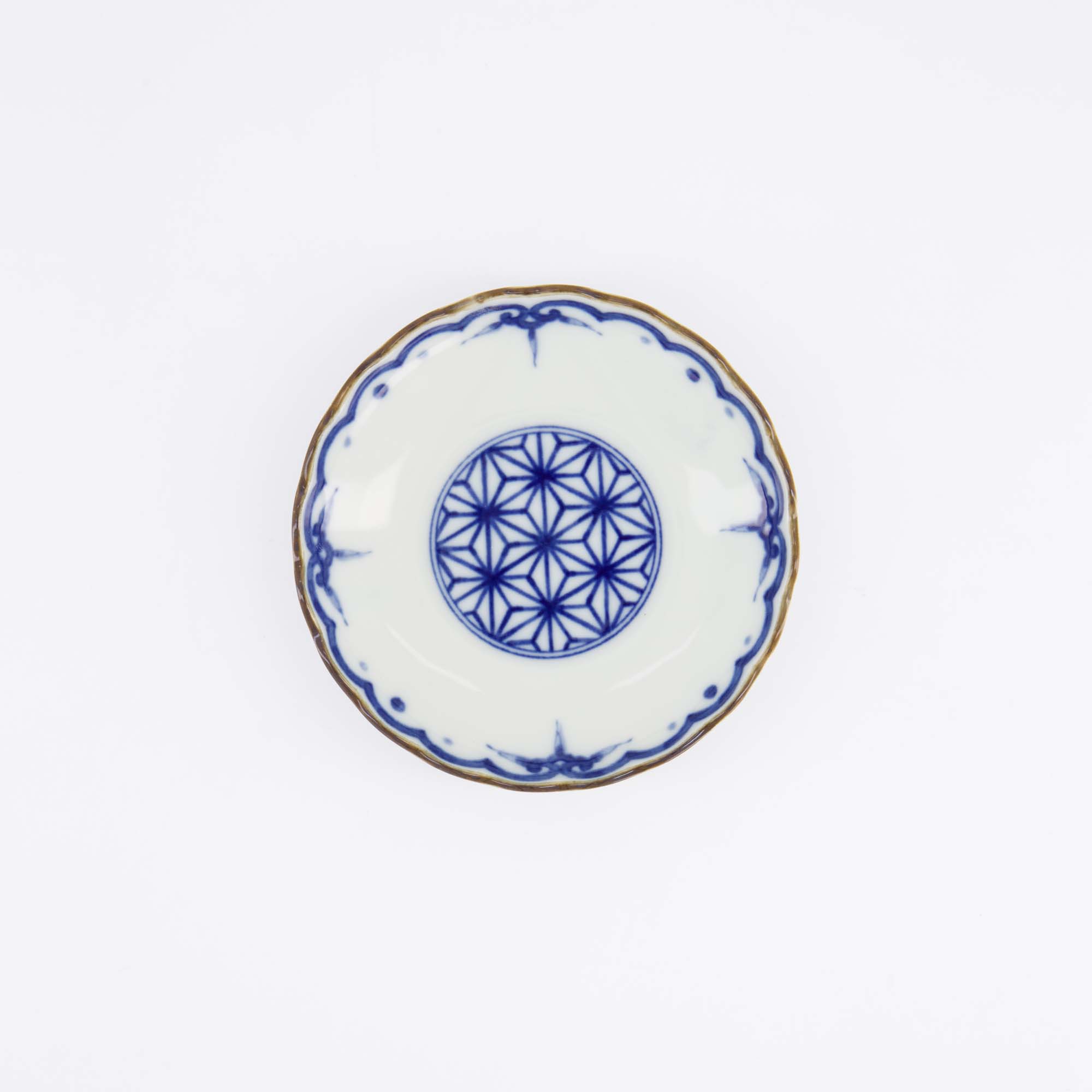 Tokyo Design Studio - Yamahida - Blue - Assiette - Kissho - Komon – 12.2 x 2.7 cm – Image 4