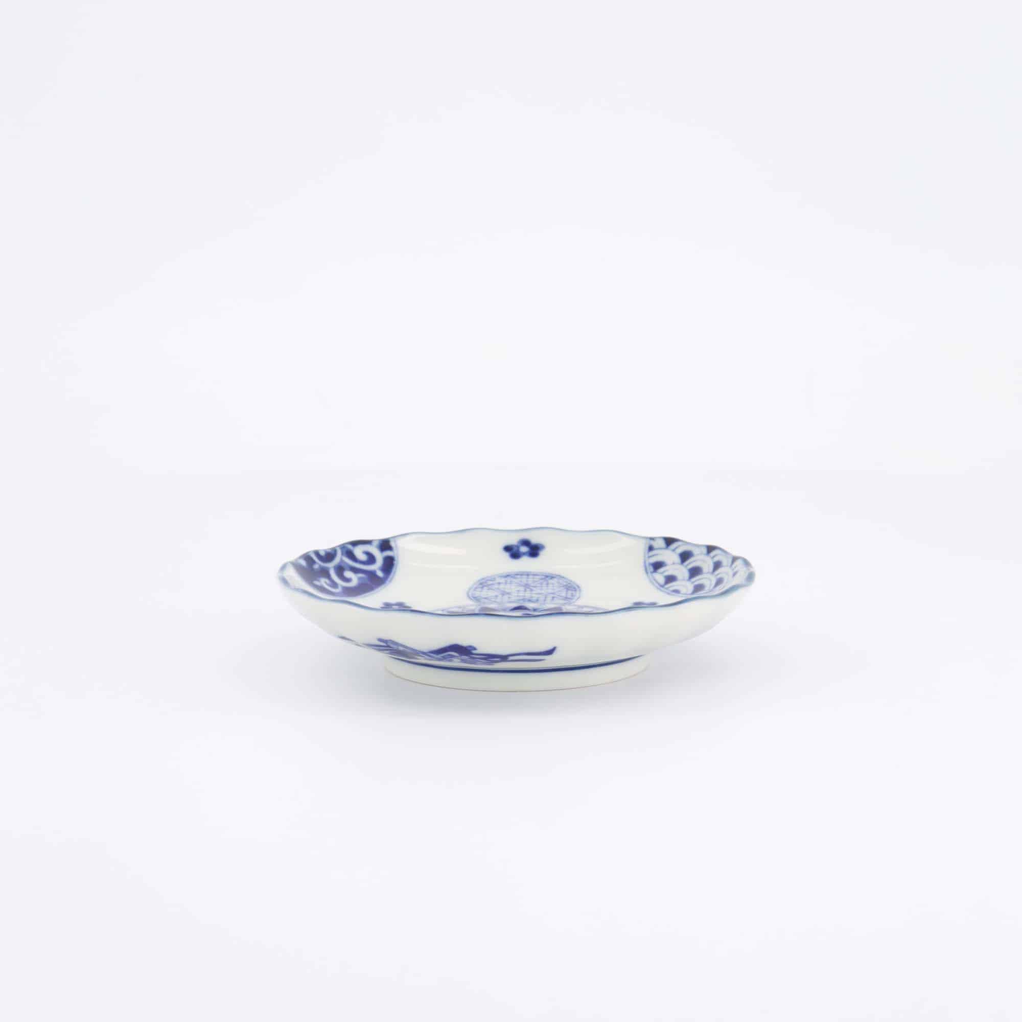 Tokyo Design Studio - Yamahida - Blue - Assiette - Ai - Marumon – 12.2 x 2.7 cm – Image 3