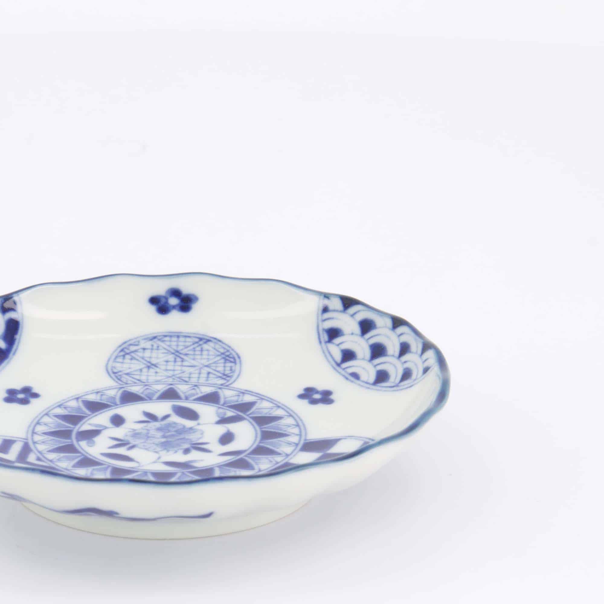 Tokyo Design Studio - Yamahida - Blue - Assiette - Ai - Marumon – 12.2 x 2.7 cm – Image 2