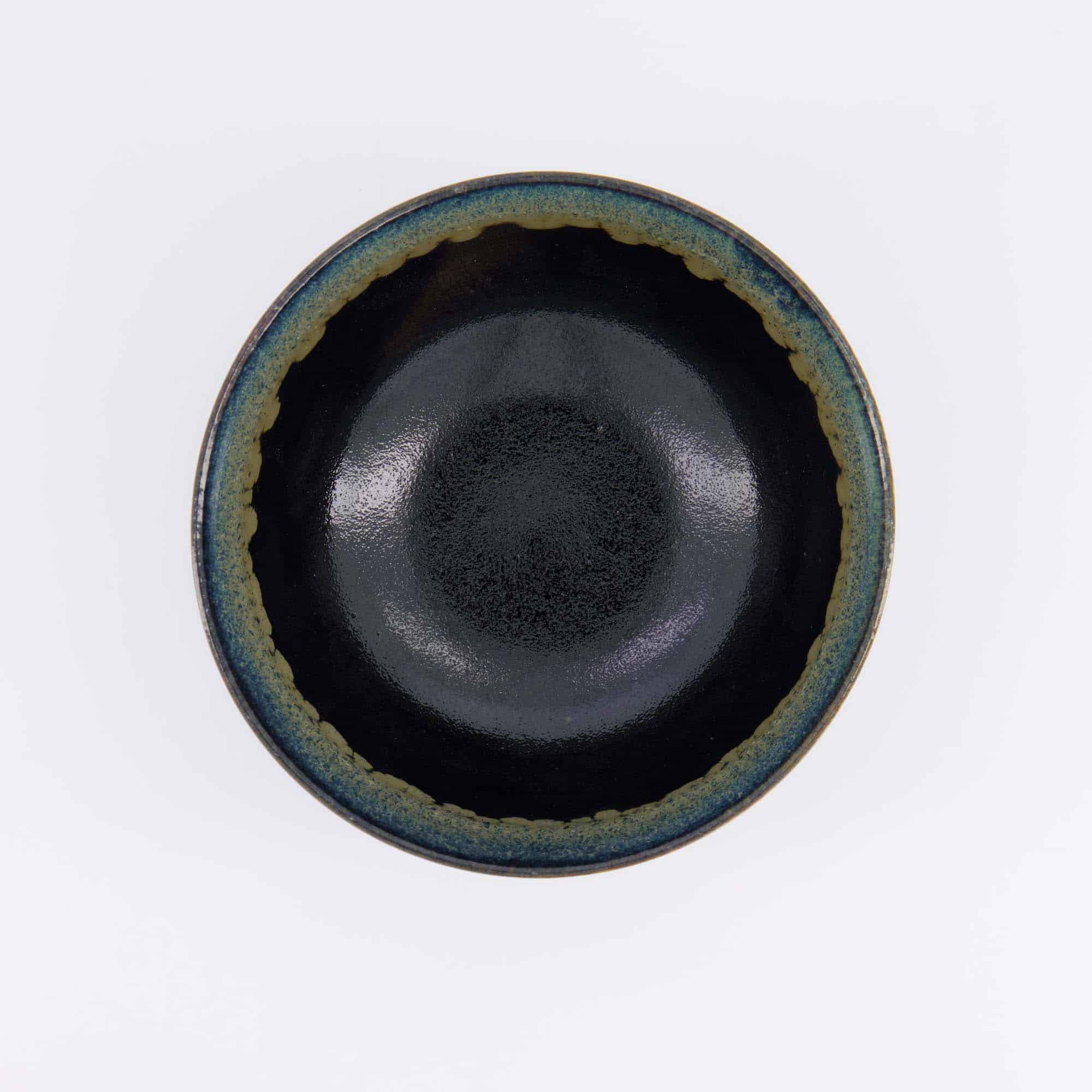 Tokyo Design Studio - Yamahida - Blue - Bol - Okonomi - Tenmoku - Shironagashi – 16 x 8.4 cm – 1000 ml – Image 4